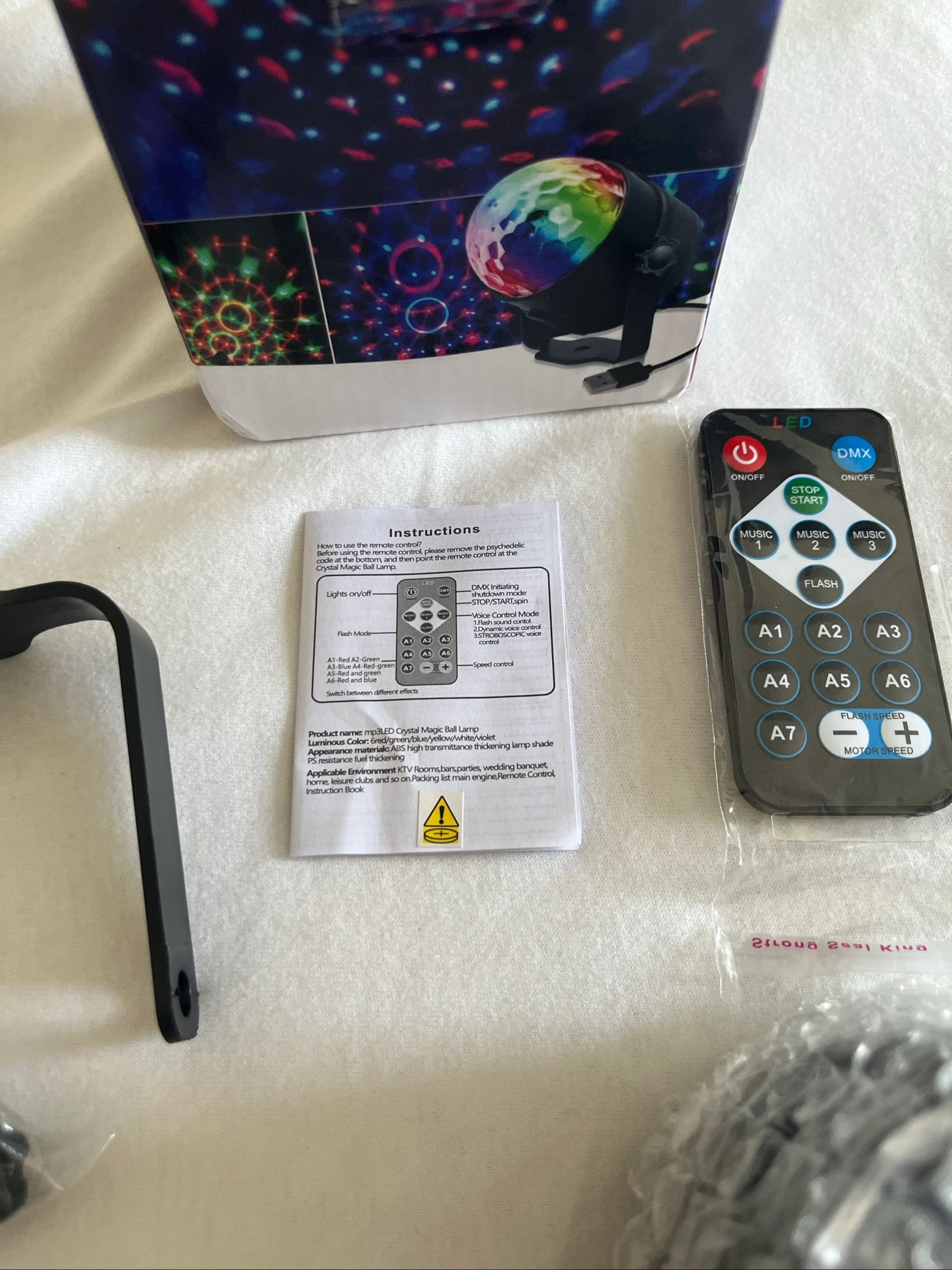 Led-lamp - feestlamp - gekleurde scenelamp - nieuw met etiket – photo 5